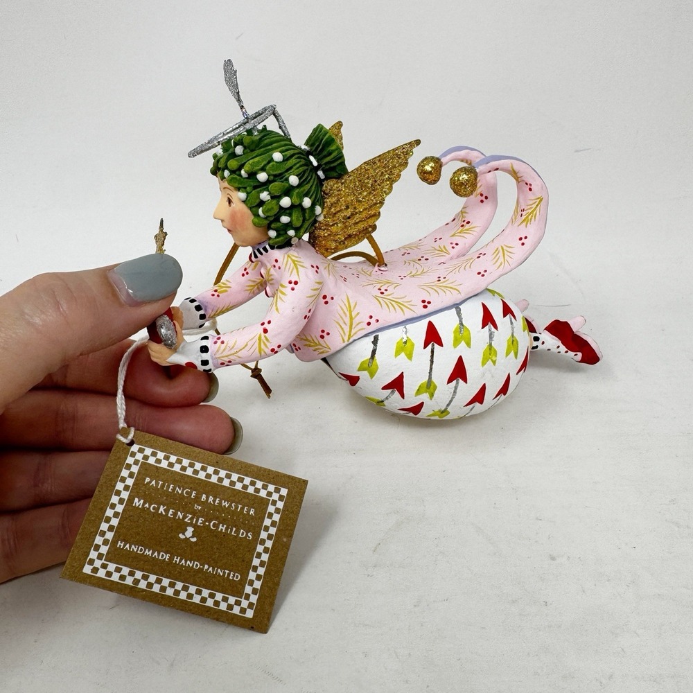 Mackenzie-Childs LOVE ANGEL Ornament paradise Patience Brewster Flaw Read